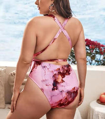 One Piece whole beach curvy woman