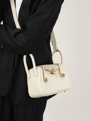 Mini genuine leather shoulder crossbody bag