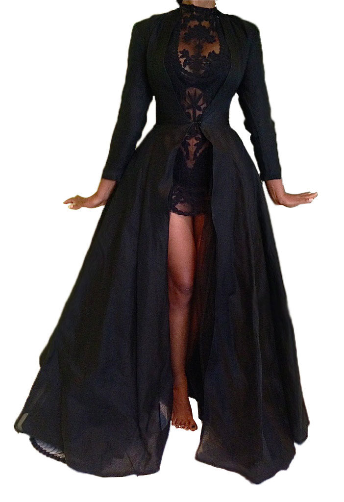 Loose Chiffon Lace Sexy Dress Two Sets