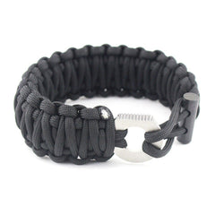 Survival Knife Paracord Bracelet Gift for Camping Lover
