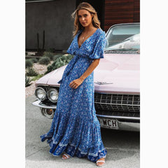 Frieda Boho Maxi Dress Women Summer Elegant