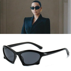 Occhiali sole Y2k Goggle Sunglasses unisex