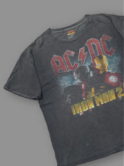 T shirt vintage AC DC Iron Man tg L