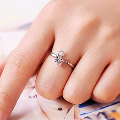 0.3 Carat Heart Diamond Ring for Her