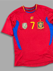 Jersey maglia calcio Spagna David villa tg M