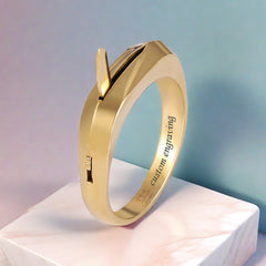 Gulleiâ„?Self Defense Ring for Women and Men - Hidden Blade, 100% Stainless Steel