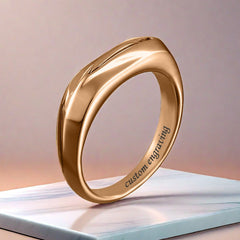 Gulleiâ„?Self Defense Ring for Women and Men - Hidden Blade, 100% Stainless Steel