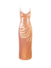 Terra Metallic Maxi Dress
