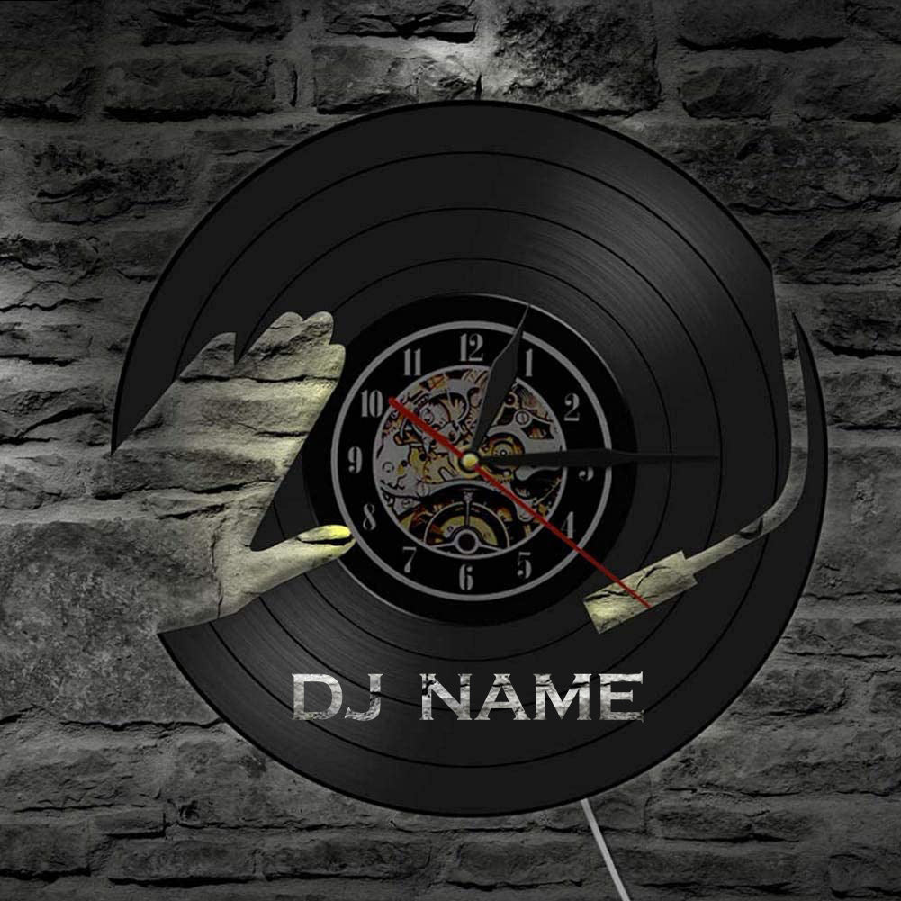 Gift for DJ Lp Record Wall Clock