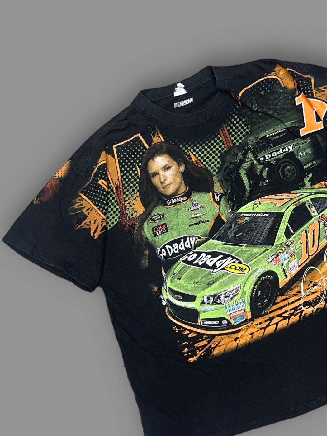 T shirt vintage Nascar Go Daddy tg XL