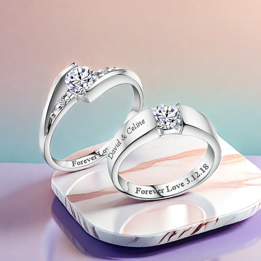 Custom 0.6 Carat Diamond Rings for Men and Women