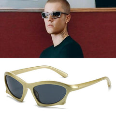 Occhiali sole Y2k Goggle Sunglasses unisex