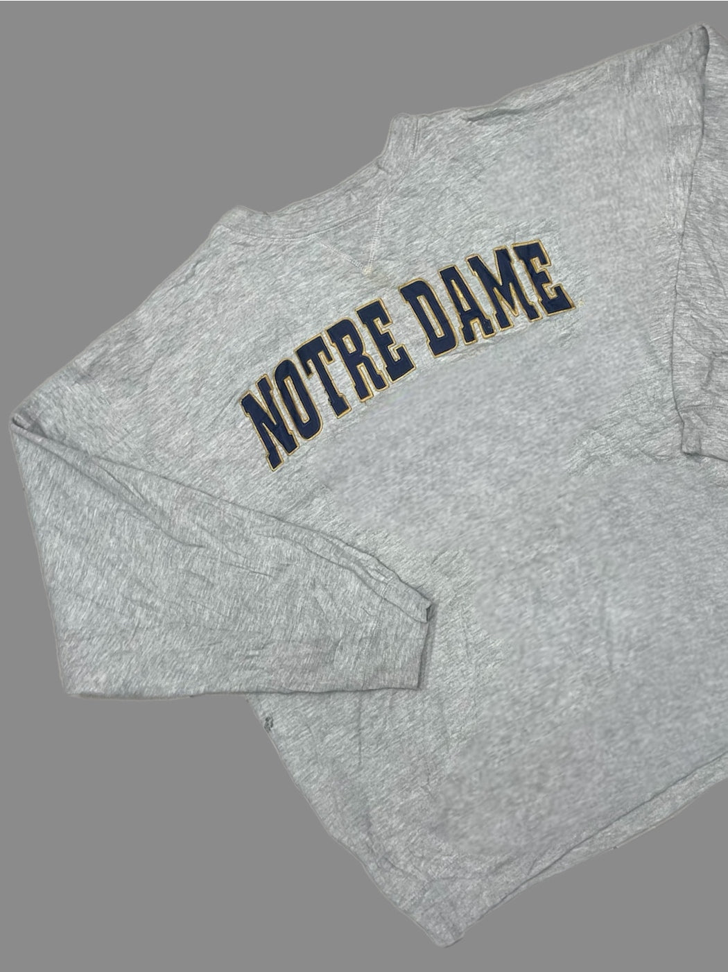 Felpa girocollo vintage Notre Dame tg XL