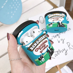 Brand ben jerry chocolate ice cream case For AirPods 1 2 Pro