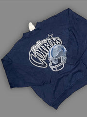 Felpa girocollo vintage Dallas Cowboys tg M