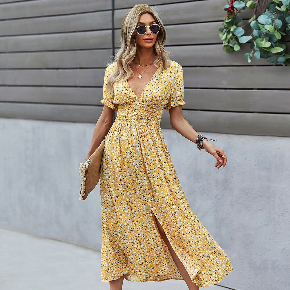 Women's Fashionable Bohemian Casual Swing Dress