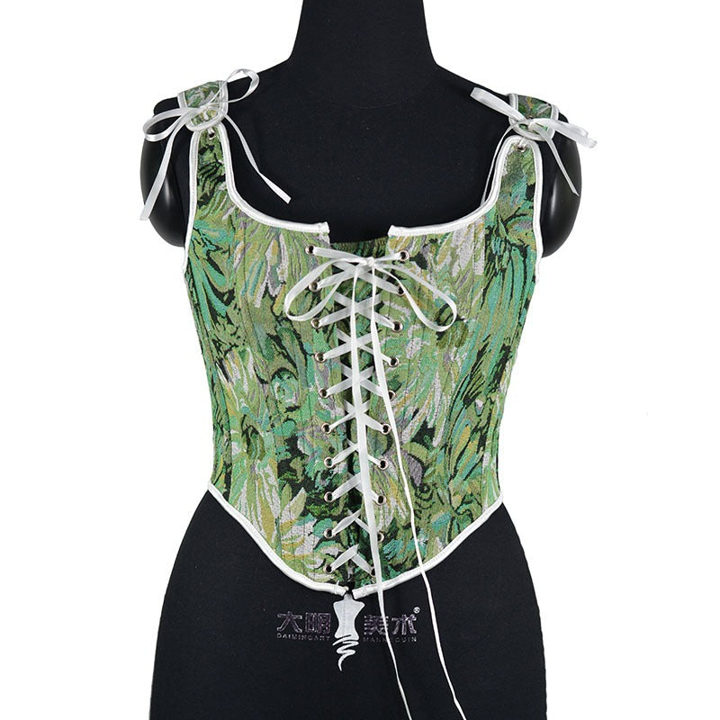 top corsetto vintage mood donna