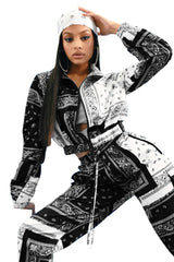 Completo due pezzi bandana donna