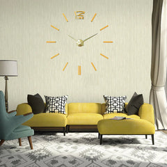 3D Sticker Innovative DIY Wall Clock â€?Modern & Customizable Design