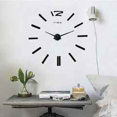3D Sticker Innovative DIY Wall Clock â€?Modern & Customizable Design
