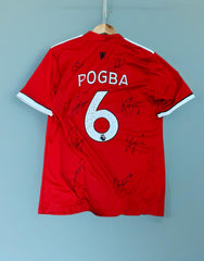 Jersey maglia calcio Manchester United Pogba Firmata tg XXL