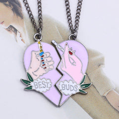 Bff Best Buds Hearts Friendship Necklaces Set