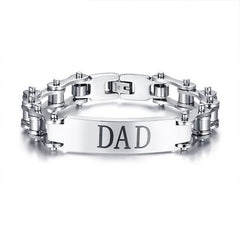 Customized Dad Bracelet for Bikers