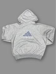 Felpa zip 3/4 Vintage Adidas tg M