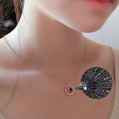 Light Projection 100 Languages Matching Necklaces Gift Set