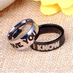 Matching Couple Rings Gift for Girlfriend Boyfriend
