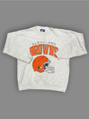 Felpa girocollo vintage Cleveland Browns tg L