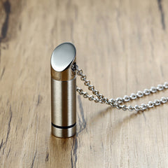 Engraved Memorial Keepsake Urn Cremation Necklace
