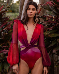 Gradient One Piece Swimsuit