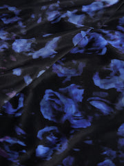 Sweetheart Neckline Floral Midi Dress