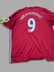 Jersey maglia calcio Manchester United Ibrahimovic tg 2XL