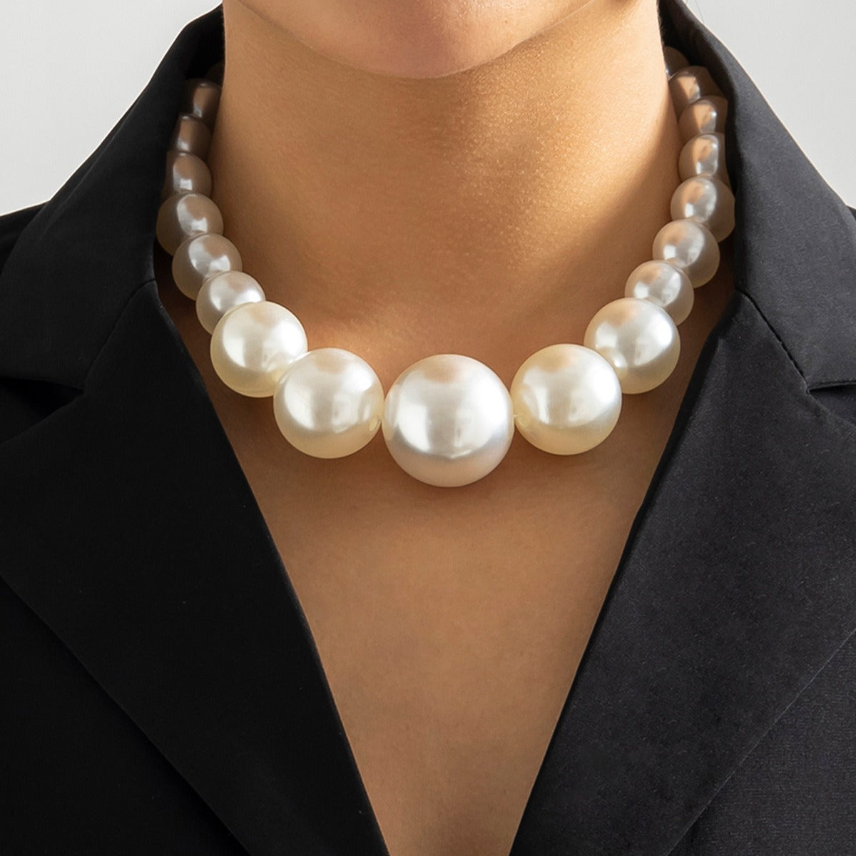 Set Orecchini bracciale e collana perle donna sfera