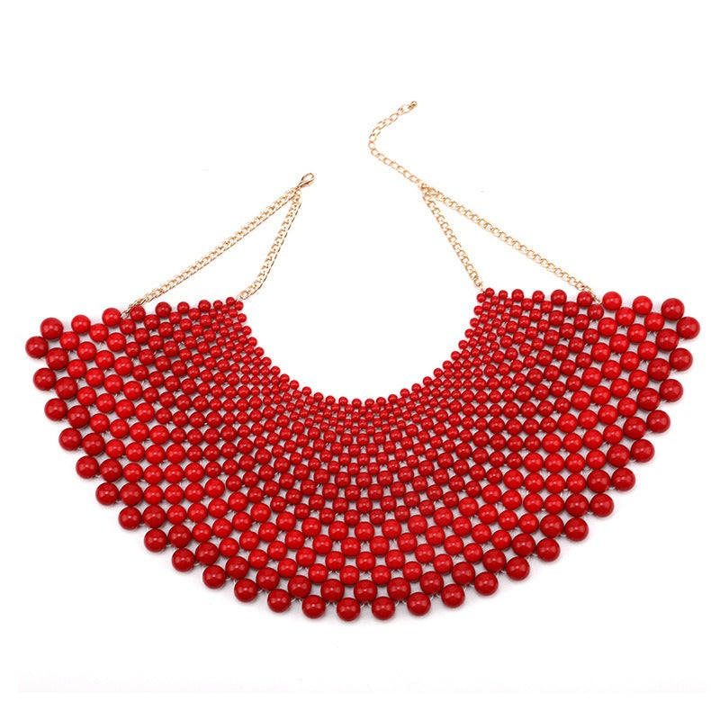 Collana girocollo donna sfere