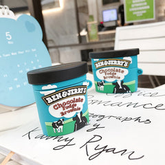 Brand ben jerry chocolate ice cream case For AirPods 1 2 Pro