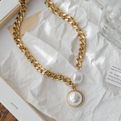 Collana donna perle lunga