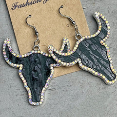 Vintage texas earrings