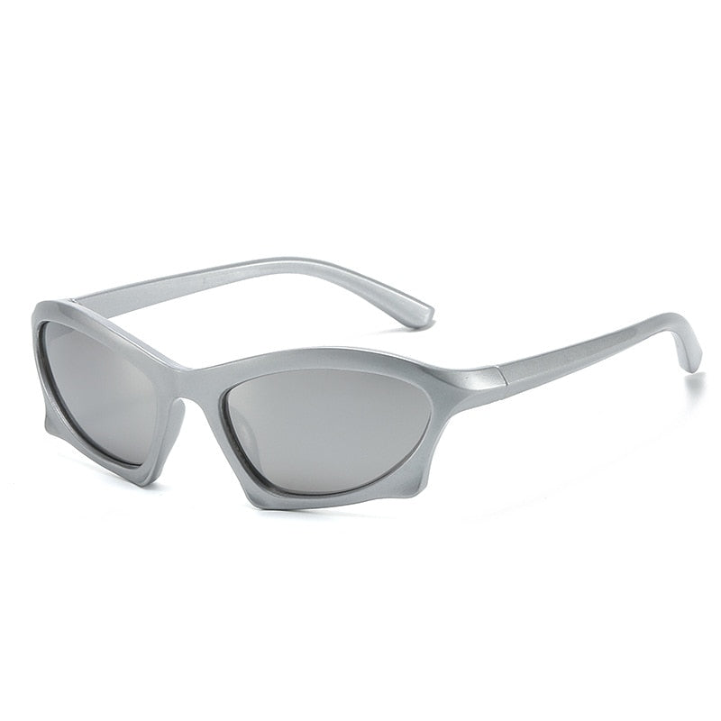 Occhiali sole Y2k Goggle Sunglasses unisex