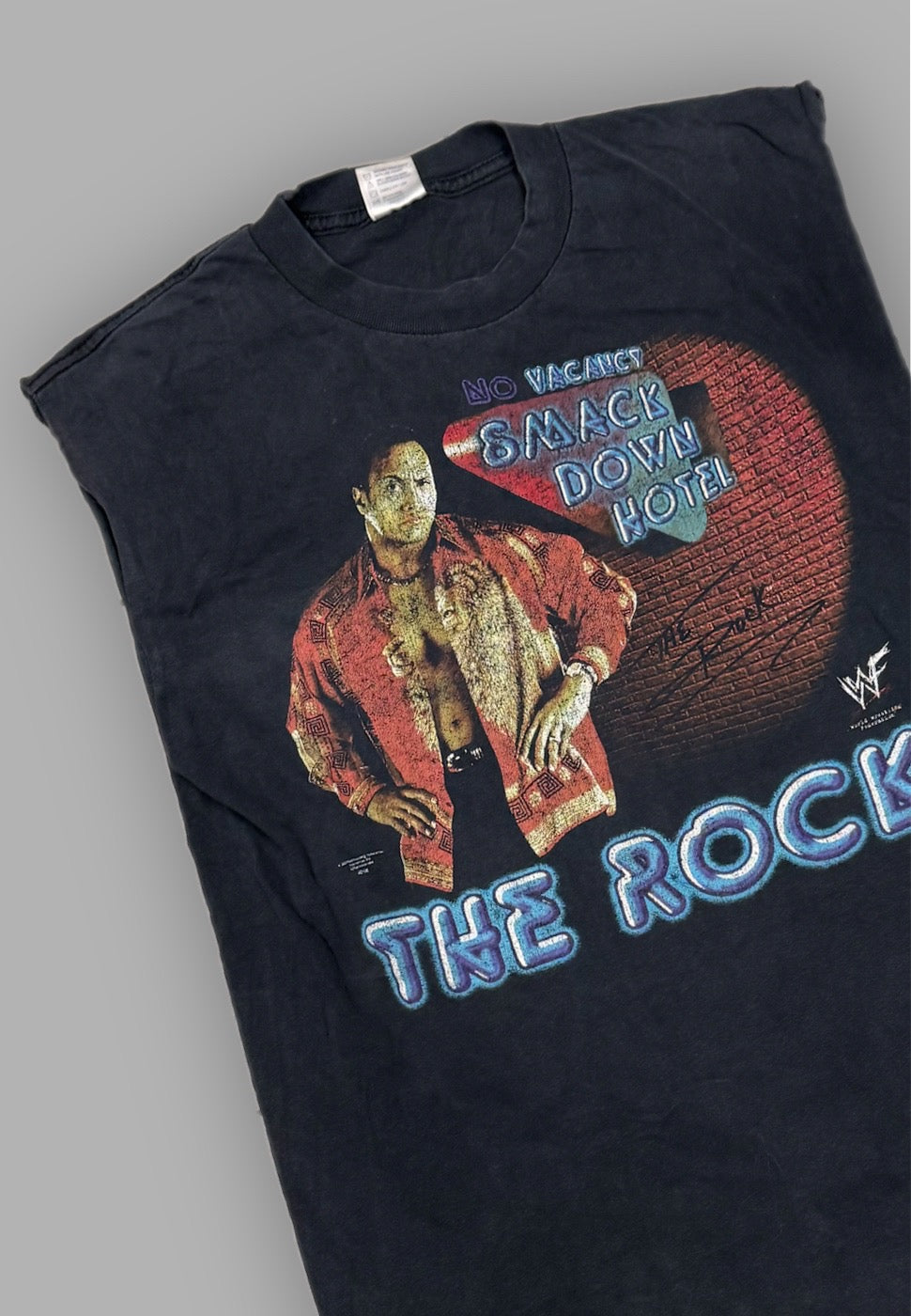 T shirt Vintage The Rock tg L