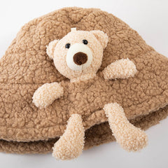 Cappello Bucket Stuffed Teddy Bear