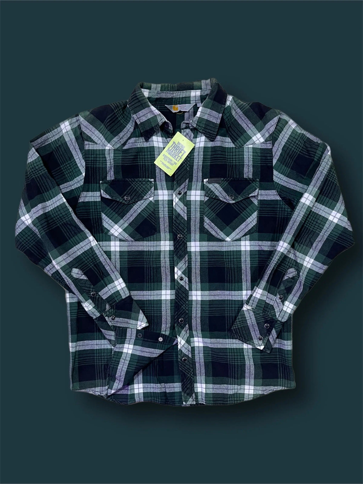 Carhartt tartan flannel shirt size L