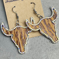 Vintage texas earrings