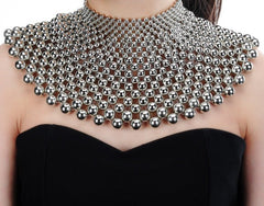 Collana girocollo donna sfere