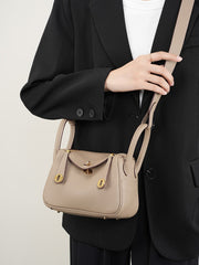Mini genuine leather shoulder crossbody bag