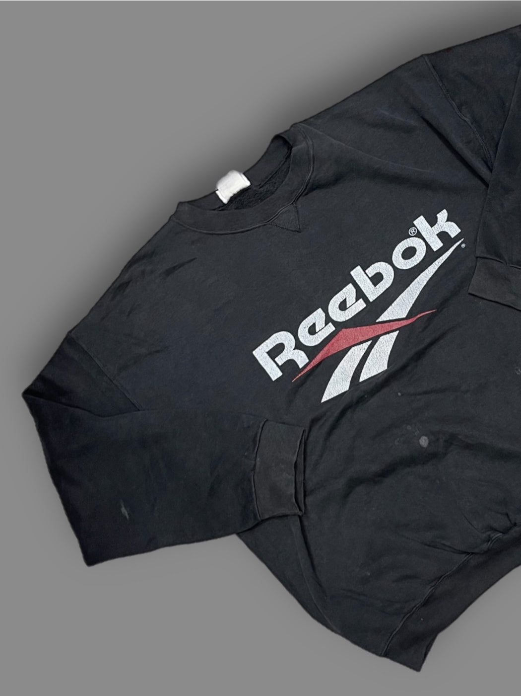 Felpa girocollo vintage Reebok tg L