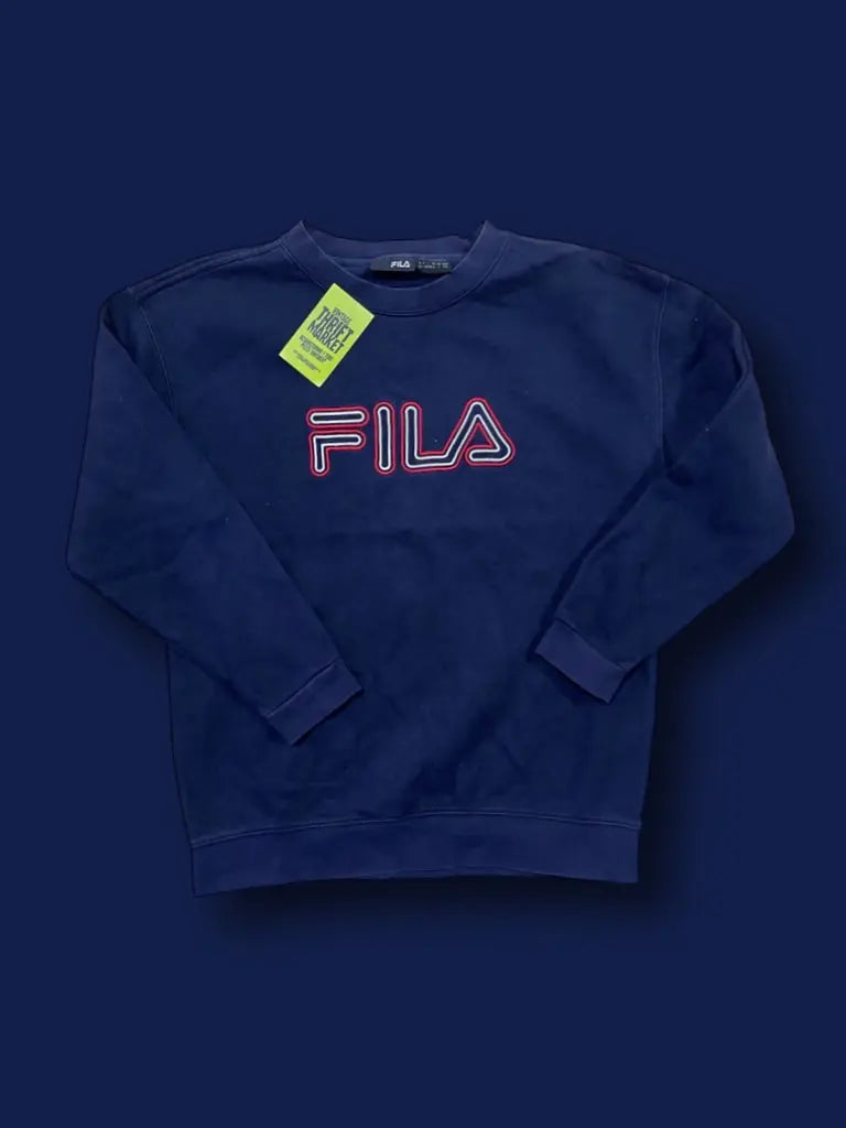 Fila sweatshirt with vintage embroidery size L