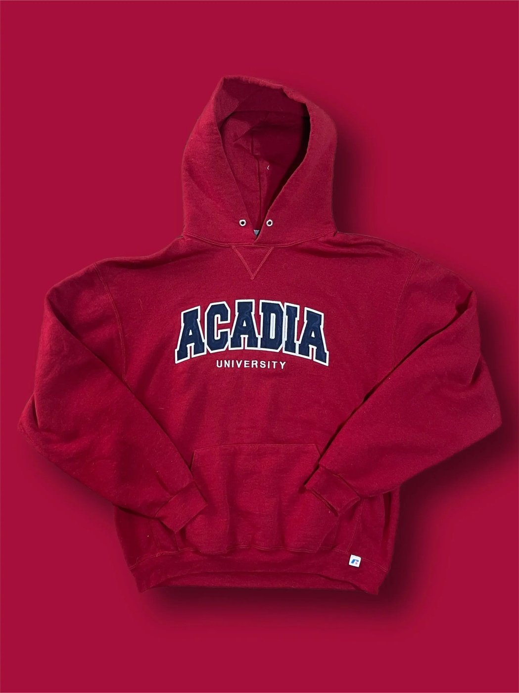 Sweatshirt Hoodie Russel Acadia vintage size L